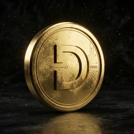 IQD Coin Gold Rendering